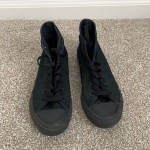 High-Top Black Converse